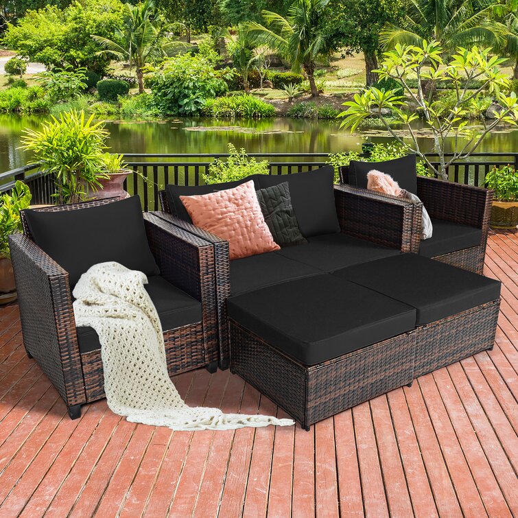 Costway 6 Person Outdoor Seating Group with Cushions Reviews